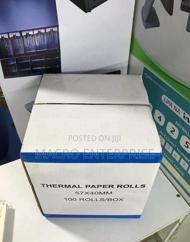 Thermal Roll 57mm X 40mm – 100 Pieces Pos Paper Box for Etr