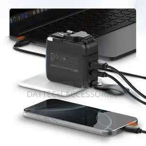 Ldnio 65w Gan Universal Charger Fast-Charging Travel Adapter.