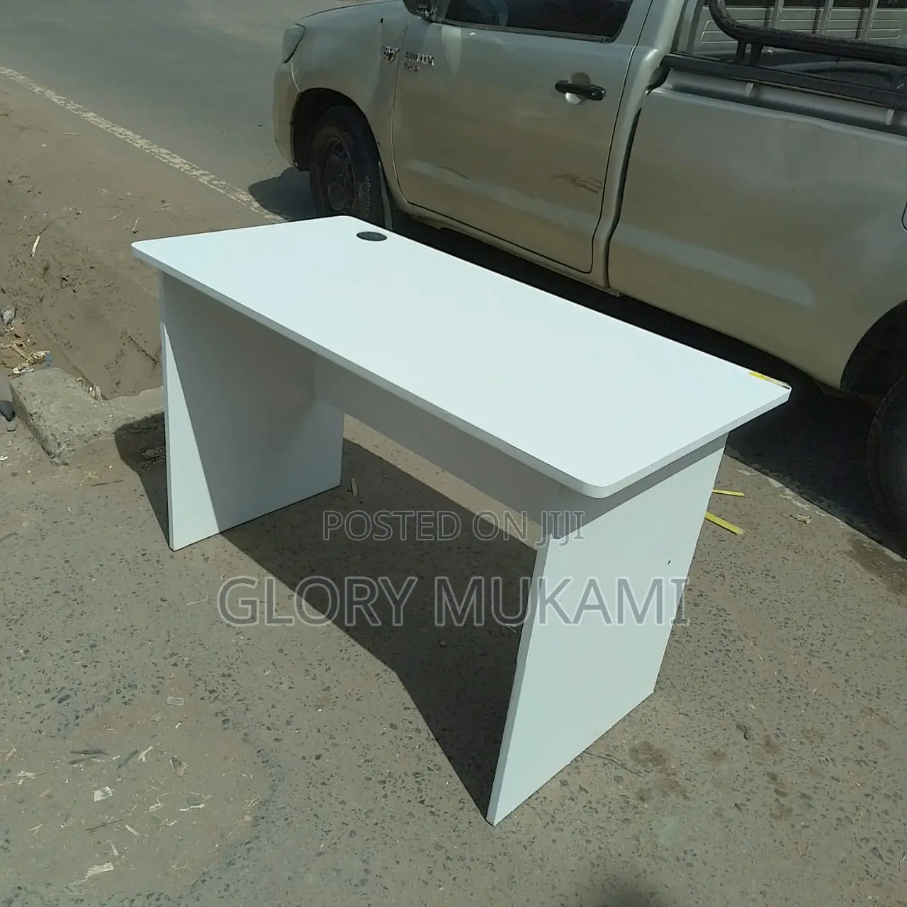 White Manicure Desk