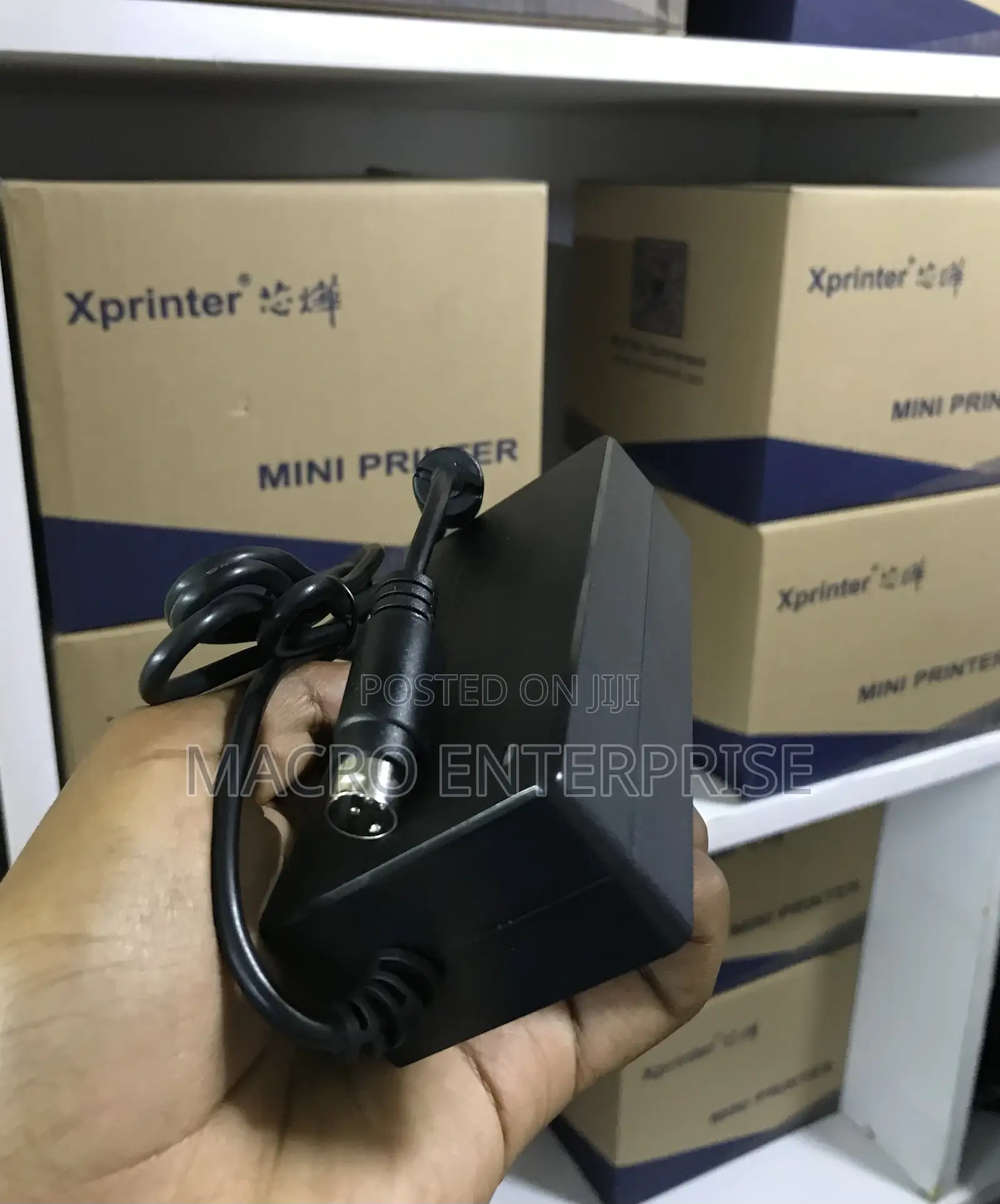 3-Pin Thermal Printer Power Adapter – Reliable Pos Power Supply