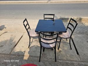 Black Square Marble Restaurant And Bar Table - main view
