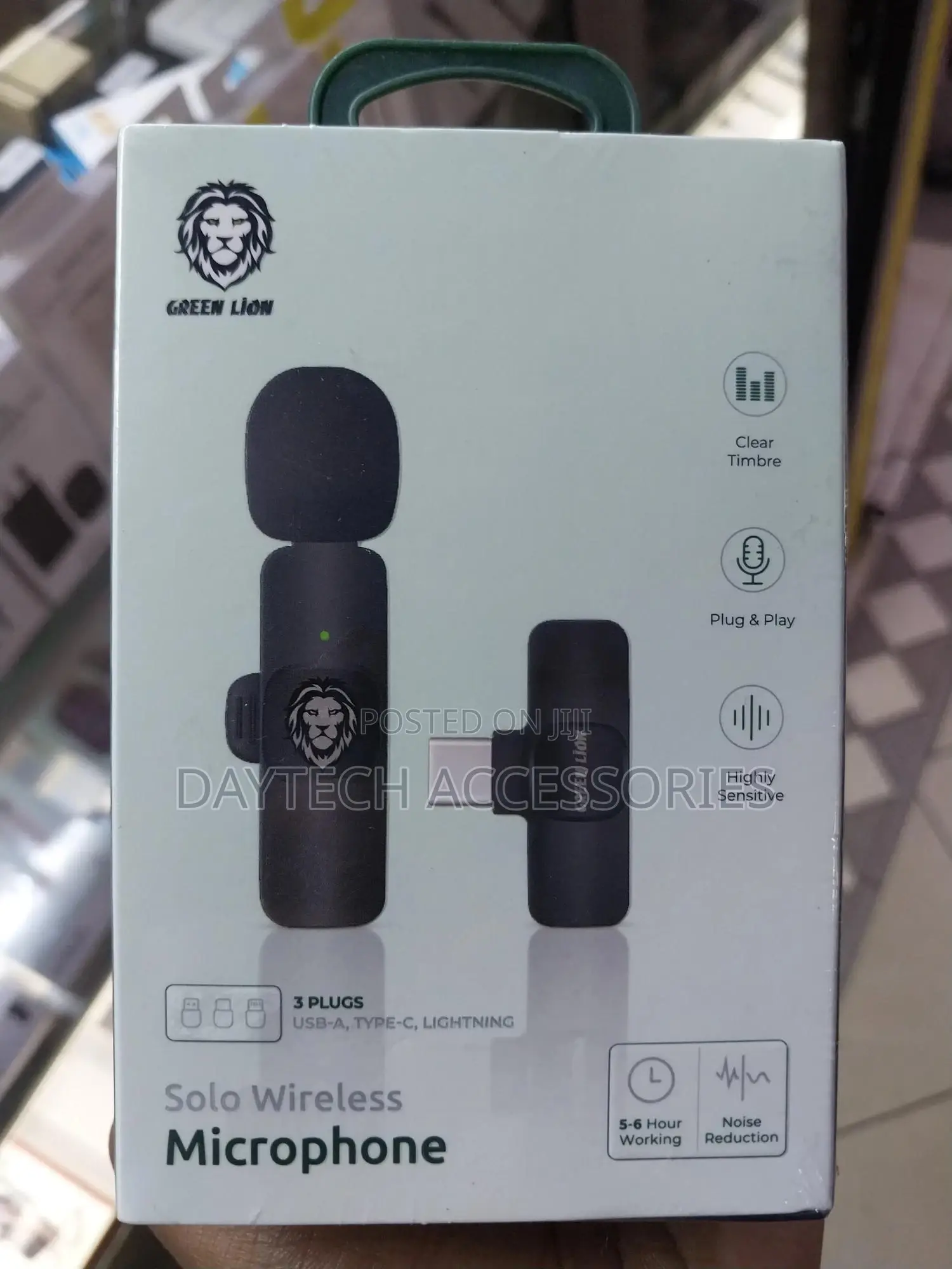 Green Lion Solo Wireless Microphone 3 Plugs