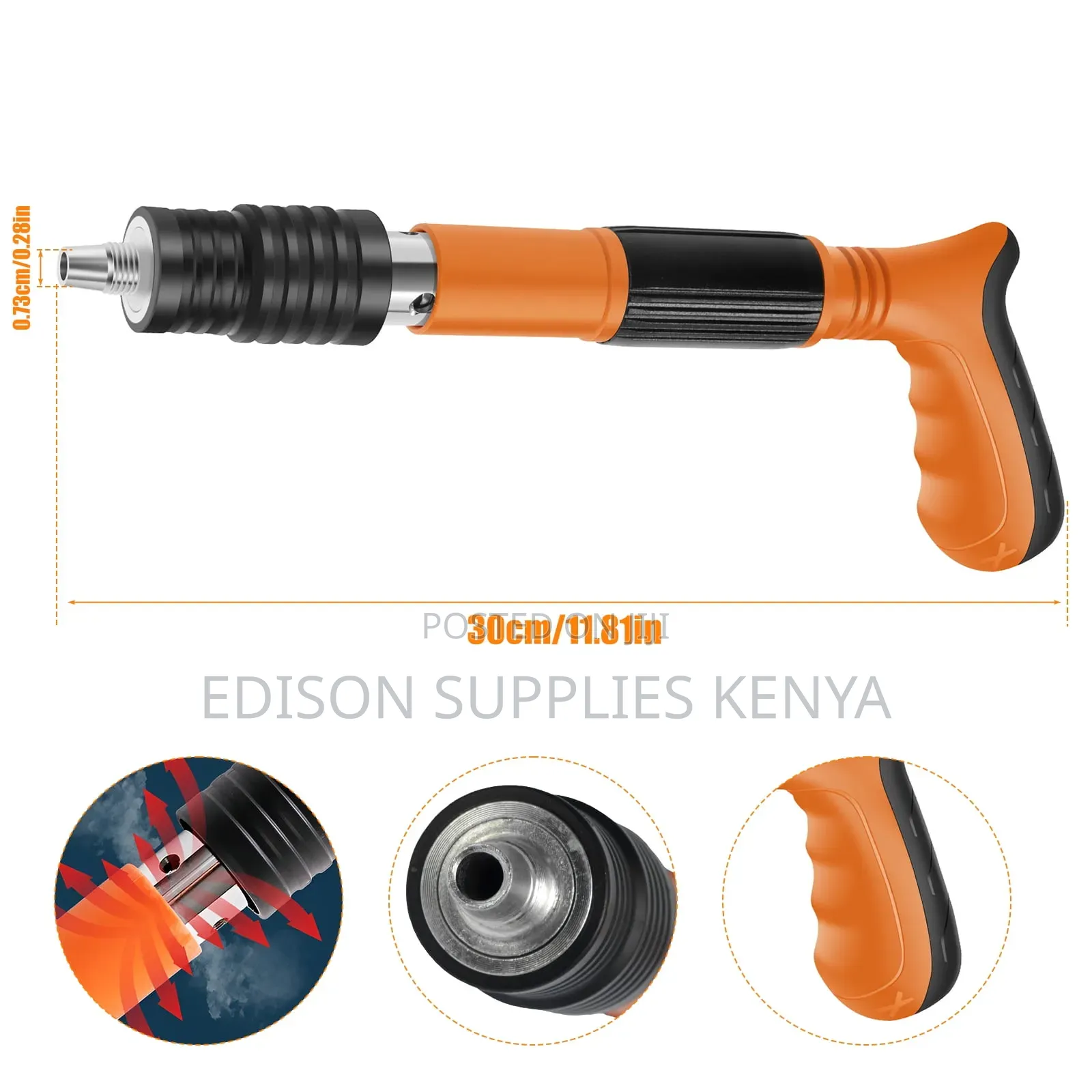 Nail Gun Manual Concrete Wood Nailer Guns One Hand Easy Nailing Tool