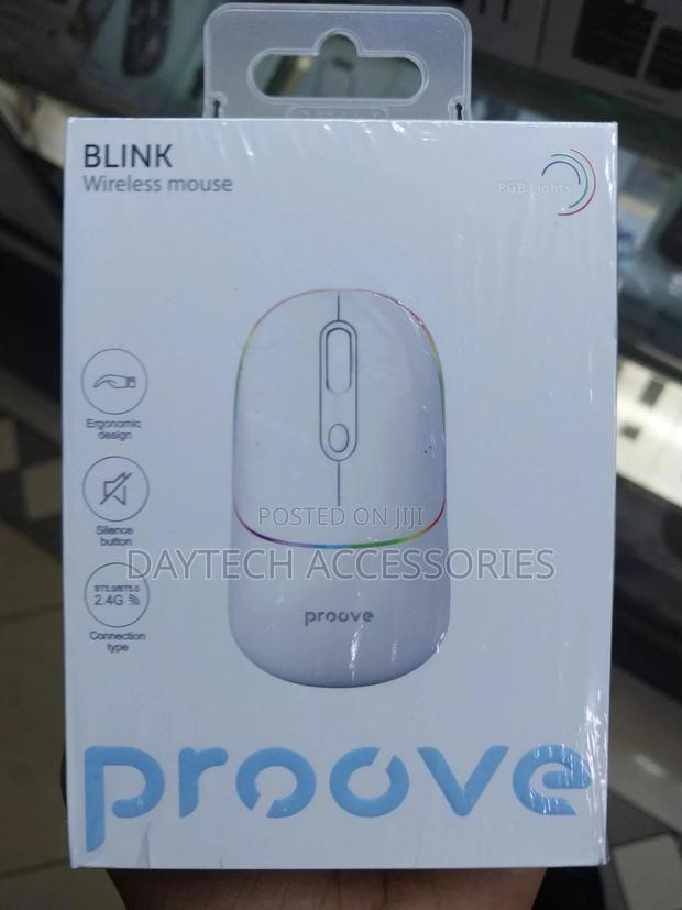 Proove Blink Wireless White Mouse. - thumbnail 2