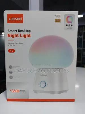 Ldnio Y4 Smart Desktop Night Light With 3600mah Battery Touch Lamp.