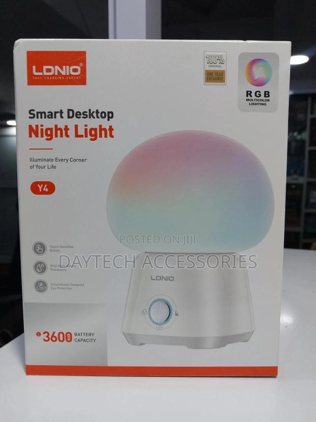 Ldnio Y4 Smart Desktop Night Light With 3600mah Battery Touch Lamp. - thumbnail 2