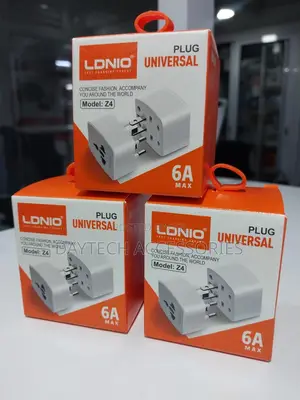 Ldnio Z4 Universal Plug Adapter Abs Vo With Uk/Eu/Us/Au