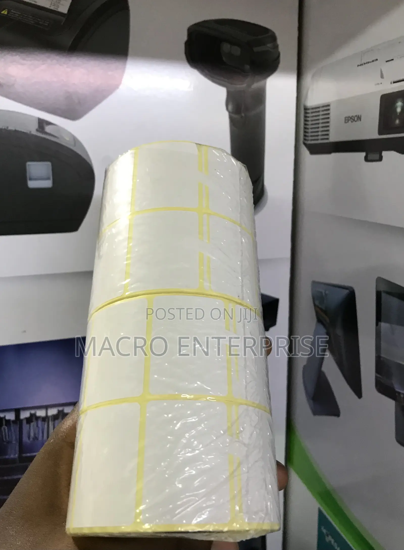 Barcode Stickers 40mm by 30mm – 500 Pieces Thermal Label Roll