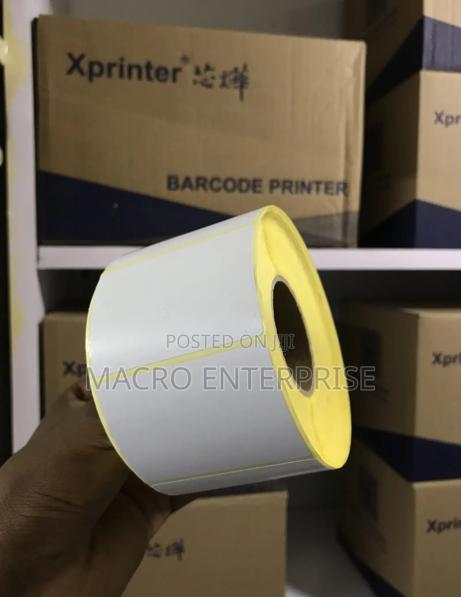57mm by 40mm Barcode Stickers – 500 Pieces Roll for Label Printing
