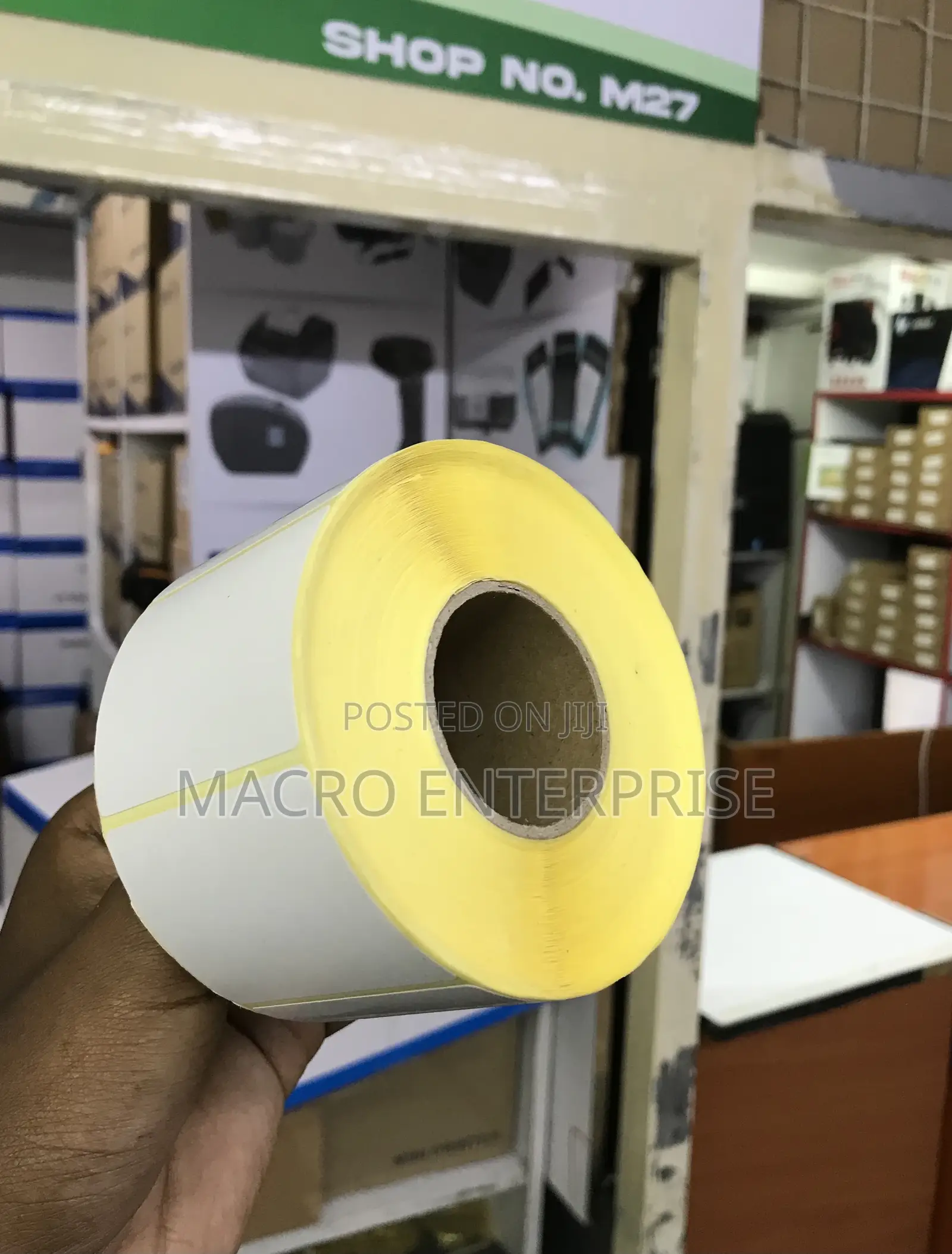 57mm by 40mm Barcode Stickers Roll – 500 Pieces Adhesive Labels
