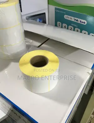 57mm by 40mm Barcode Labels Roll – 500 Pieces Self-Adhesive Stickers