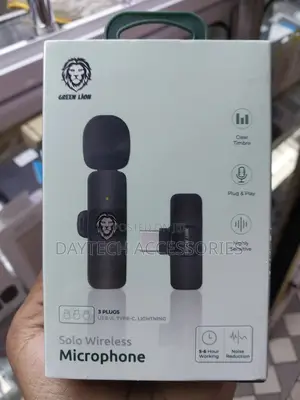 The Green Lion Solo Wireless Microphone.