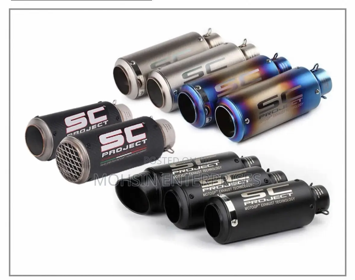 New Universal Sc Project Exhaust Motorcycle