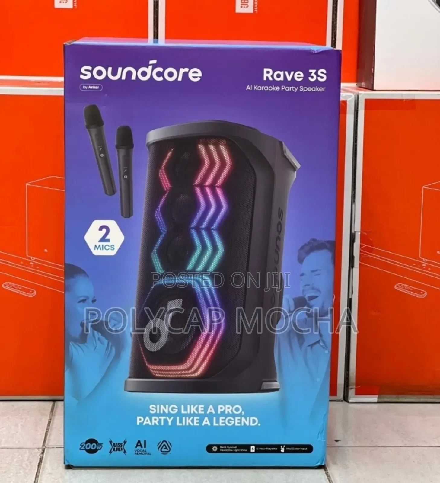 Soundcore Rave 3s Ai Karaoke Party Speaker 200w