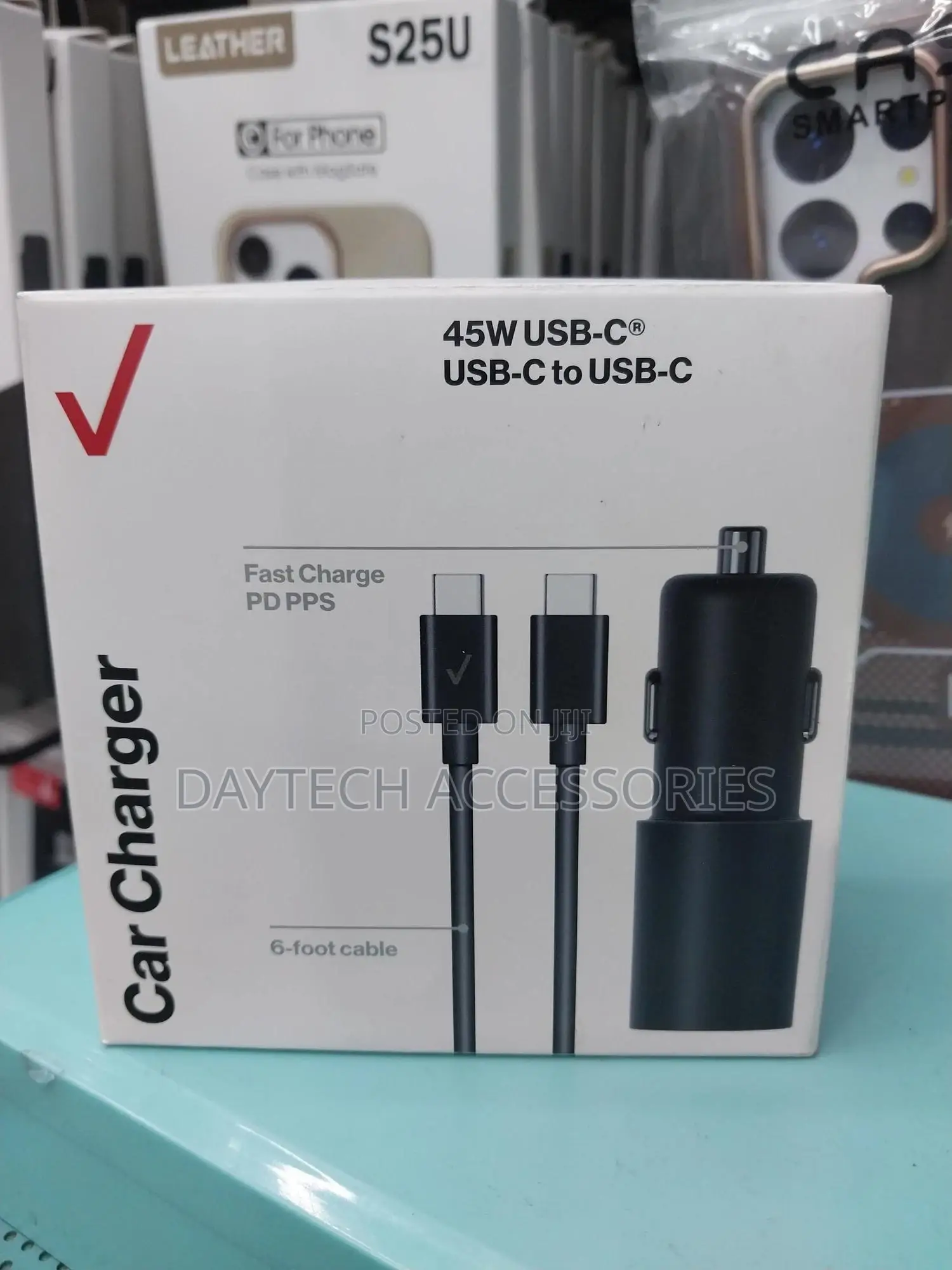 Verizon 45w Usb-C Car Charger Adapter.