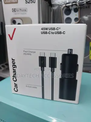 Verizon 45w Usb-C Car Charger Adapter.