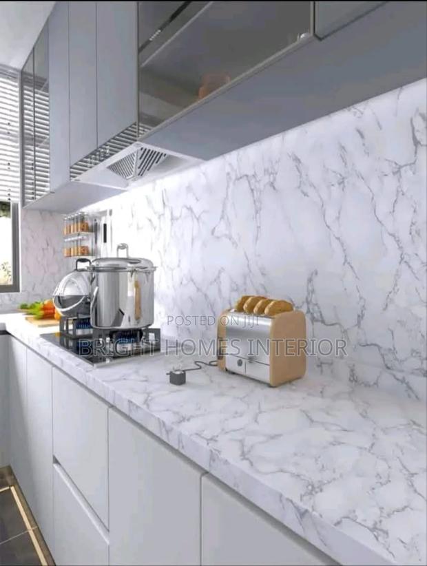 Kitchen Tops and Cabinets Contact Paper