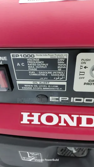 Portable Honda 1.2kva 4 Stroke Generator