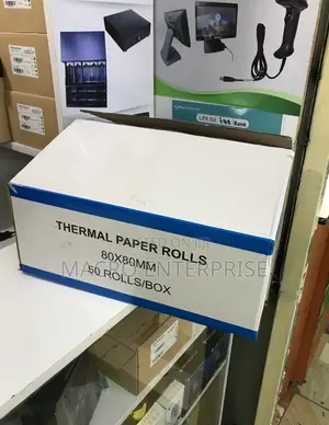 80mm X 80mm Thermal Paper Roll – 50 Pieces for Etr Pos Machines