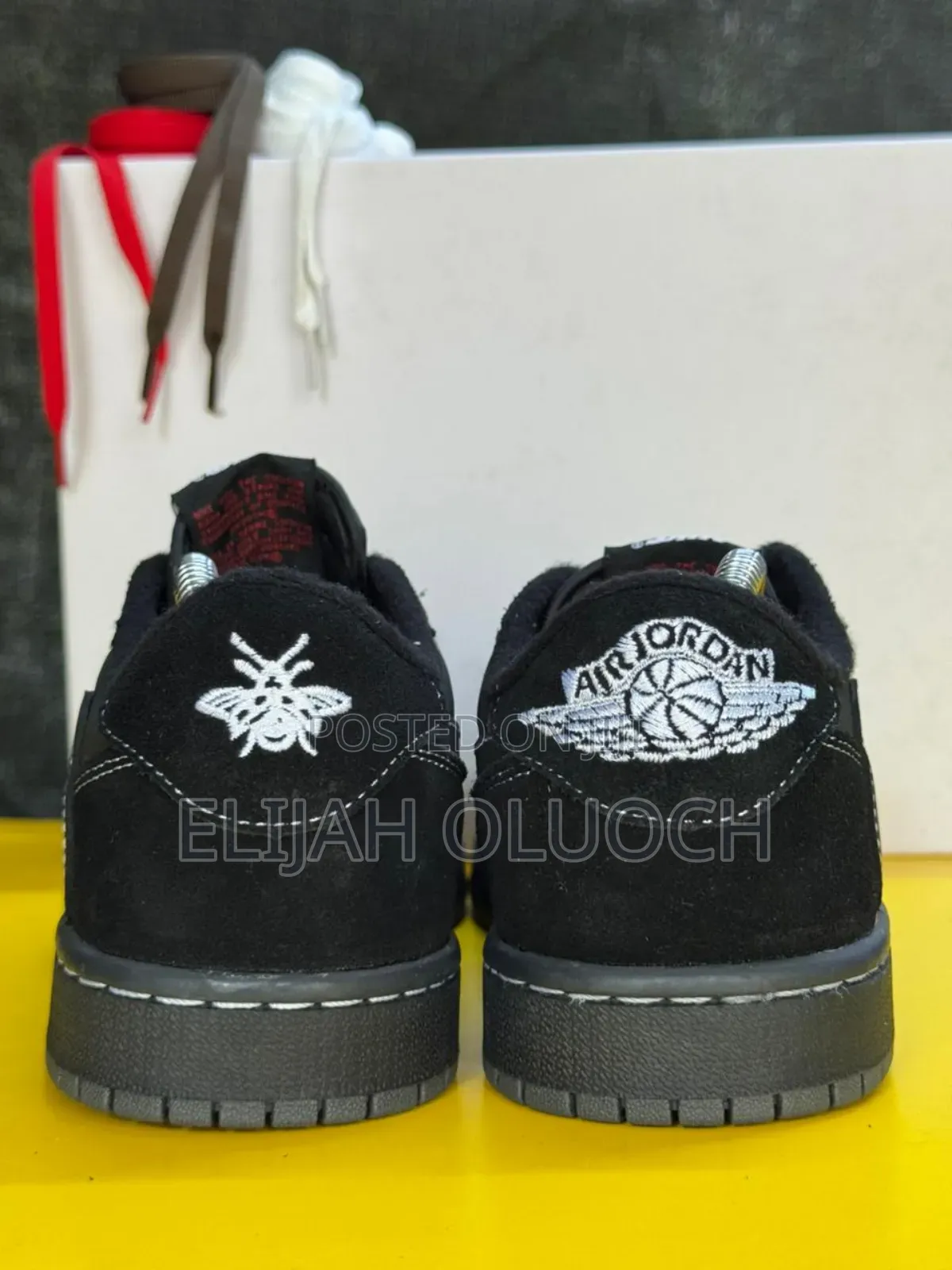 Travis Scott  Air Jordan 1 Low 
*“Black Phantom* ”