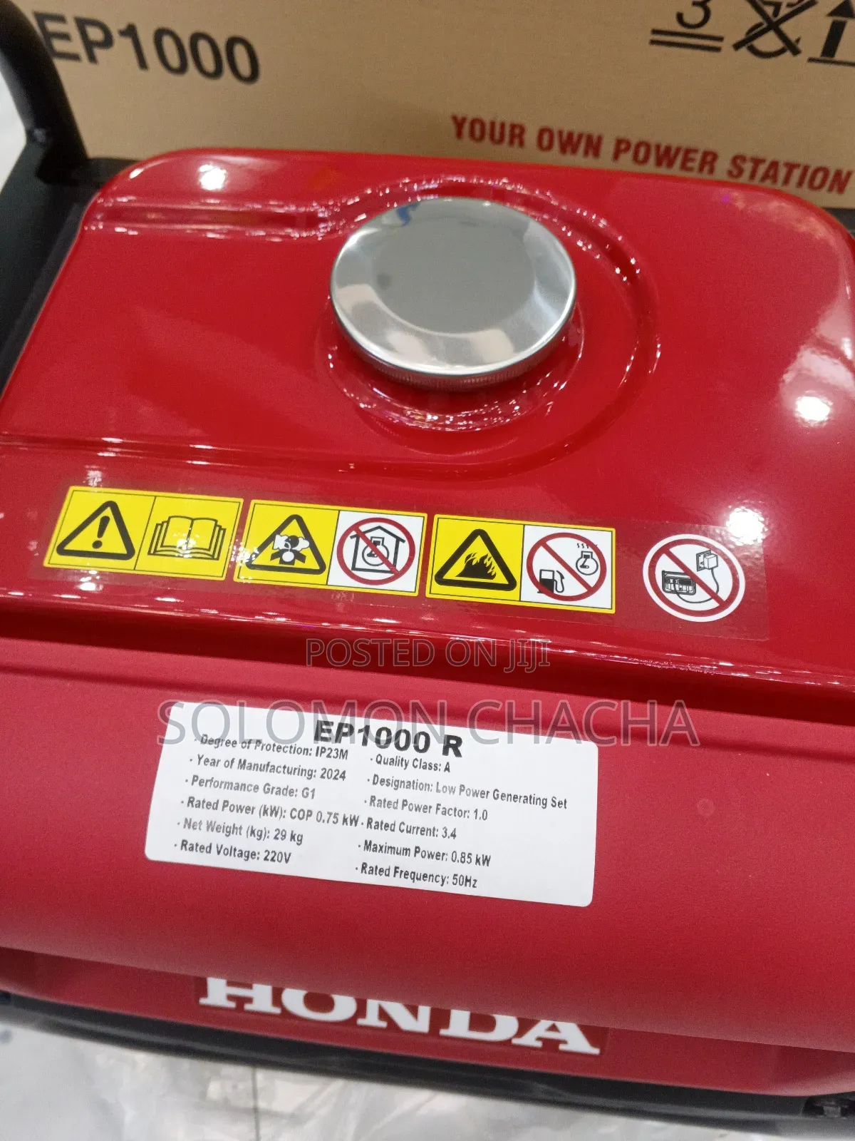 Best Ep1000 Honda 850w Gasoline Generator