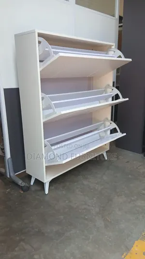 Modern Bucket Flip Shoe Rack Spacious Stylish Shoe Storage Cabinet