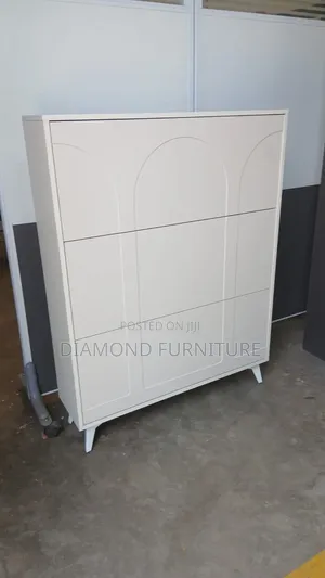 Modern Bucket Flip Shoe Rack Spacious Stylish Shoe Storage Cabinet