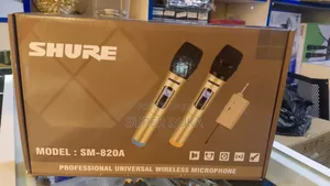 Shure Sm-820a Professional Universal Wireless Microphone.