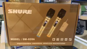 Shure Sm-820a Professional Universal Wireless Microphone.