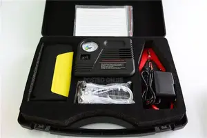 New Portable Brand Powerful Jumpstarter Kits With Air Compressor.