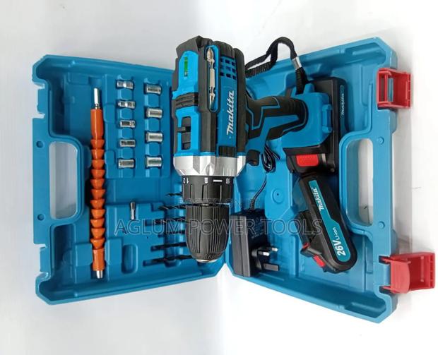 Cordless Drill Makita With Two Batteries. - main view