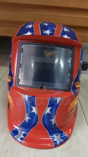 Welding Helmet With An American Eagle Design.
