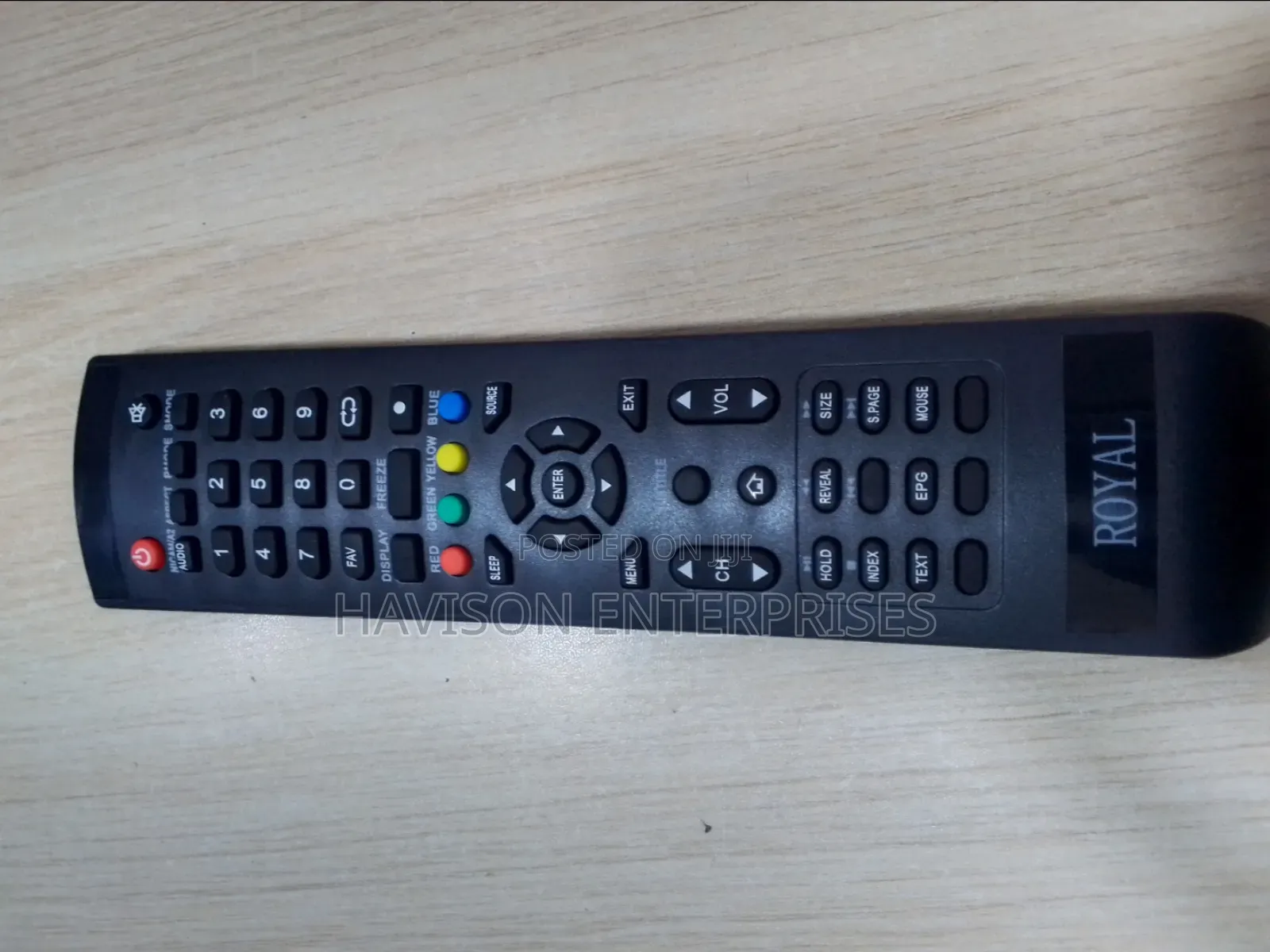 Universal Royal Tv Remote
