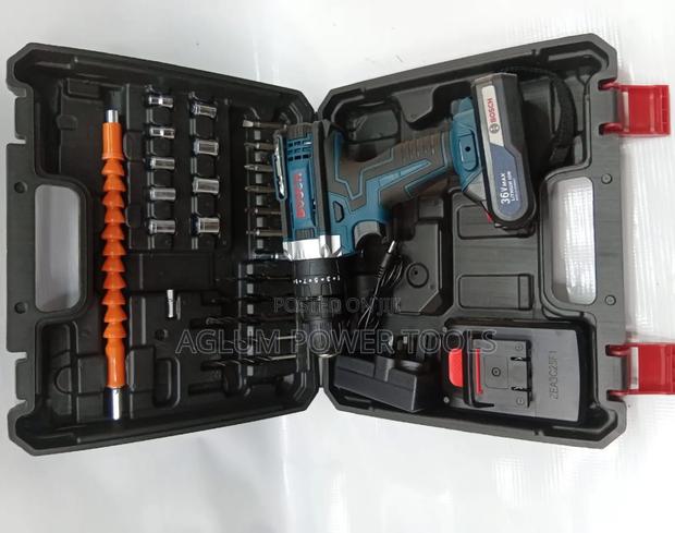 Cordless Drill Bosch With Batteries - main view
