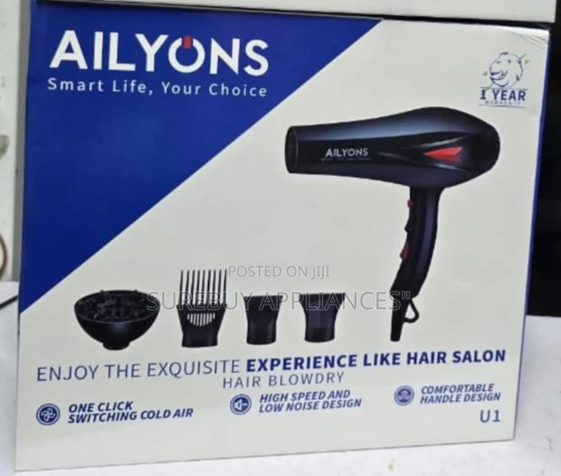 Ailyons P1 Professional Hair Blowdry Hair Dryer - 2200w (1yr Wrty