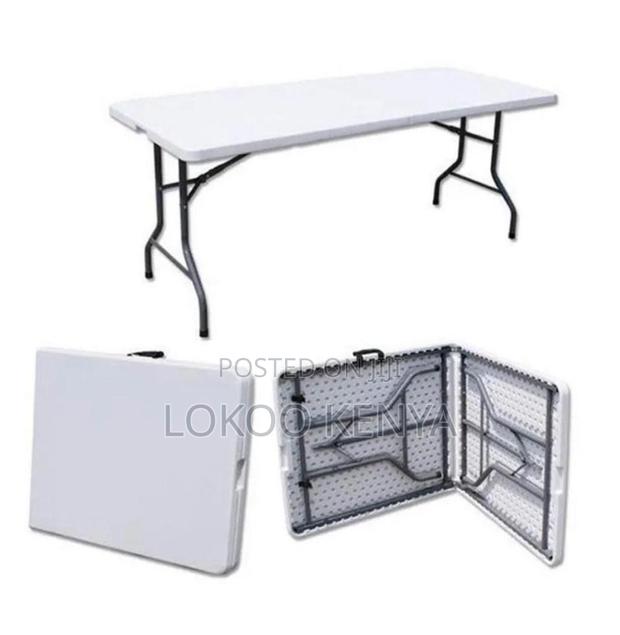 Dining Table; Plastic Folding Outdoor (Camping/Event) Dining Table - thumbnail 2