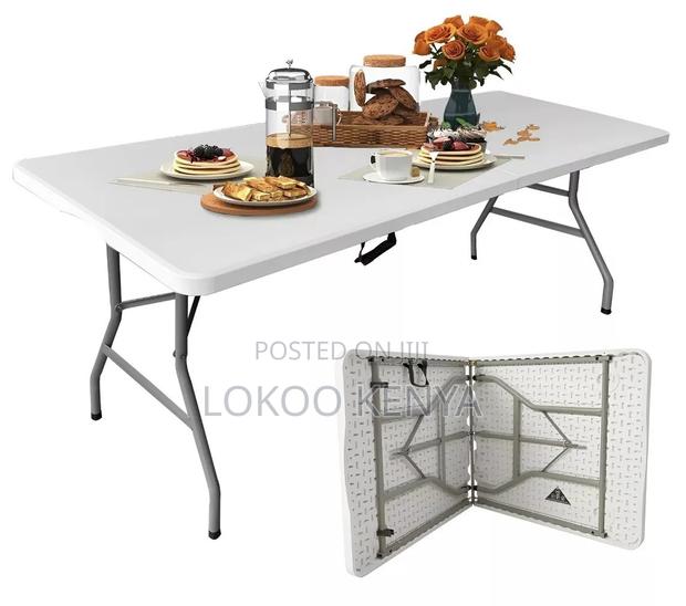 Dining Table; Plastic Folding Outdoor (Camping/Event) Dining Table - thumbnail 3