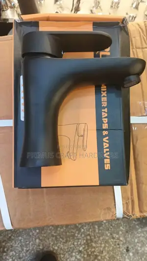 Pillar Basin Mixer (Black)