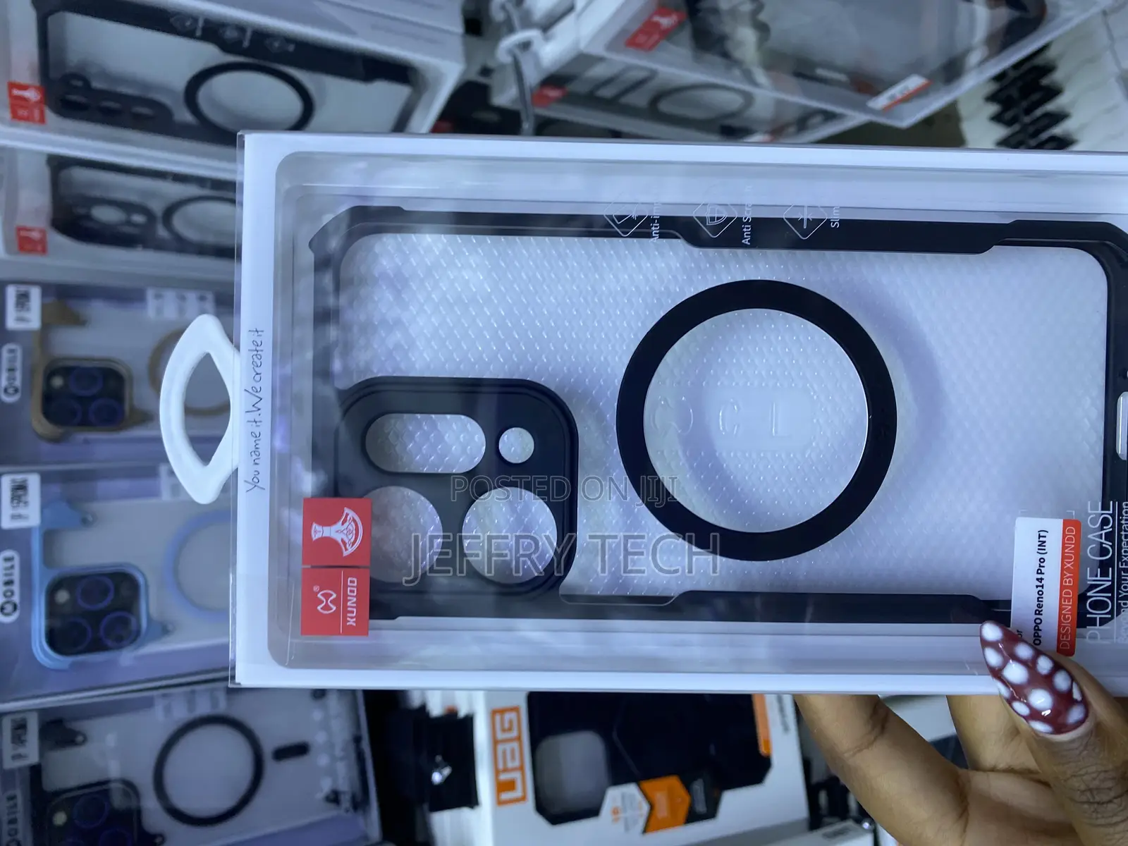 Beatle Xundd Oppo Reno 14 Pro 5g Armor Clear Pc and Tpu Magsafe Case
