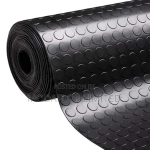 Coin Design Rubber Mat – Shock Absorbing, Non-Slip Easy to Clean