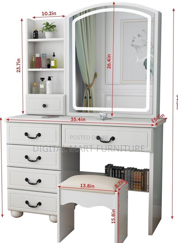 White Cosmetic Storage for Madam - thumbnail 8