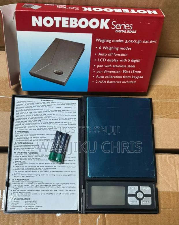Auto on and Off Function 500g Notebook Scale
