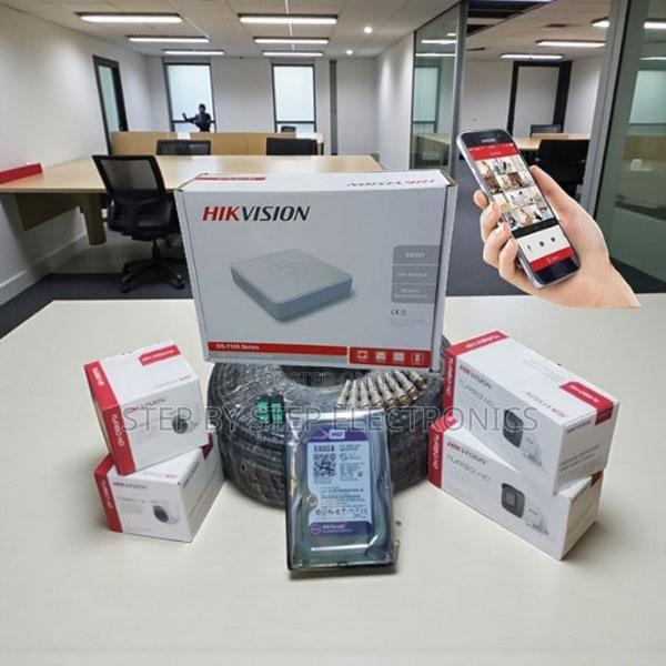 Hikvision 4 Camera Full Hd CCTV Kit With DVR and Infrared Night Vision