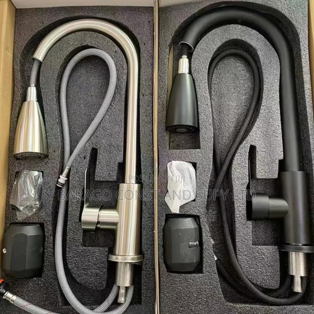 Stainless Pulldown Kitchen Mixer Tap - thumbnail 2