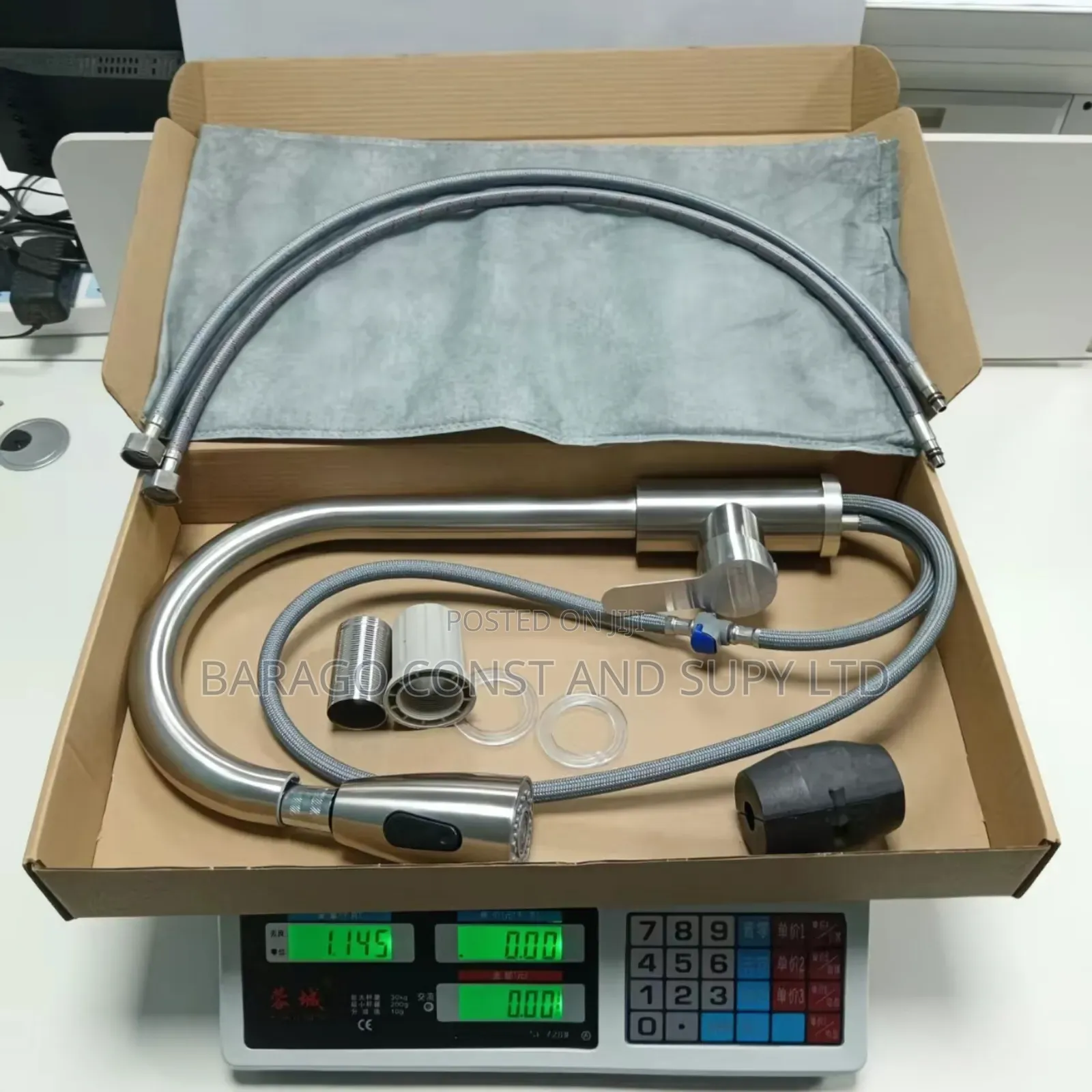 Stainless Pulldown Kitchen Mixer Tap