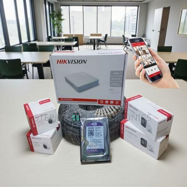 4 Hikvision 2mp Cameras 1080p DVR Kit Waterproof Night Vision System