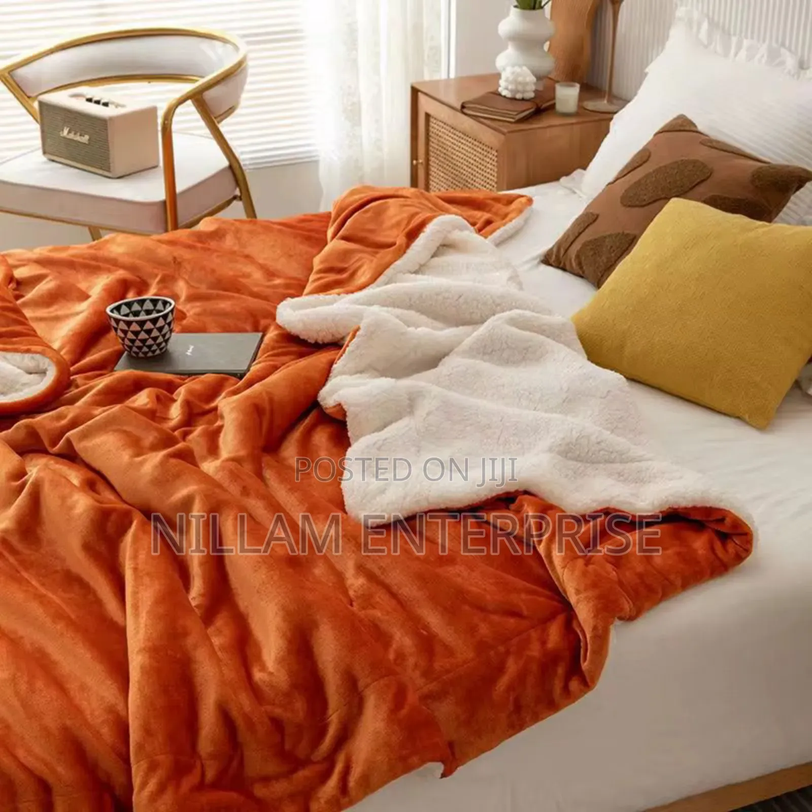 Luxury Ultra Warm Weighted/Double Layered Sherpa Blanket*