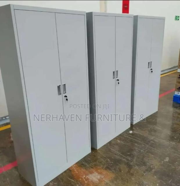 Secure Office Storage Cabinet – Iron Steel + Metal