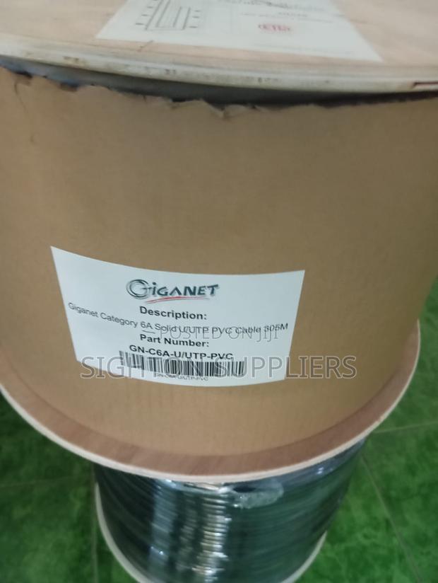 Giganet Category 6a Solid U/Utp PVC Cable - 305m Drum