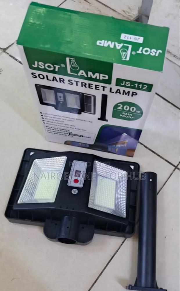 Jsot 200w Solar Street Light With Motion Sensor